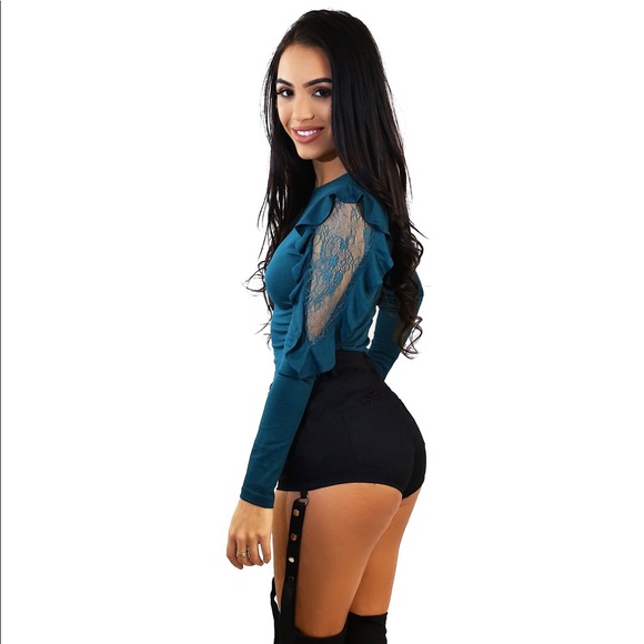 Iris Lightweight Sweater with Lace - Picture 4 of 4